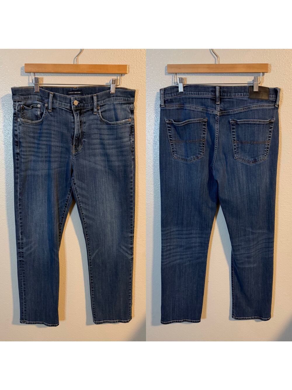 Lucky Brand 363 Vintage Straight Jeans Men's Size 33x32